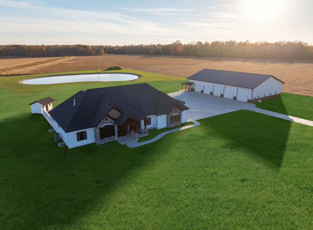The Bellman Home with green grass